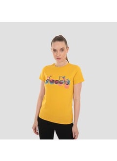 DIADORA Ss T-Shirt Iconic Mustard Yellow Women's T-Shirt - 502.176088-35042  - Image 4