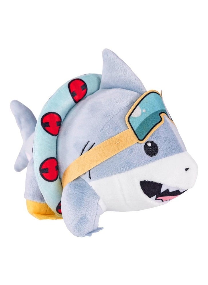 Jeff the Land Shark plush doll toy cute swimming Ring Shark plush Toy suitable for home decoration the best Gift for family and friends - Image 2