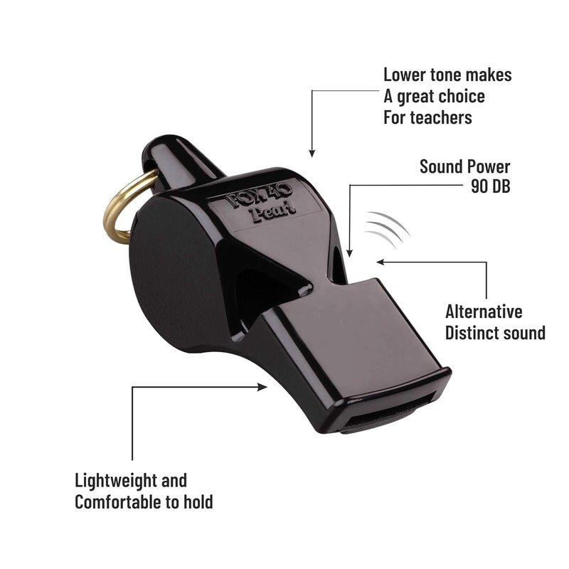 FOX40 Fox 40 Pearl Whistle Black - Image 2