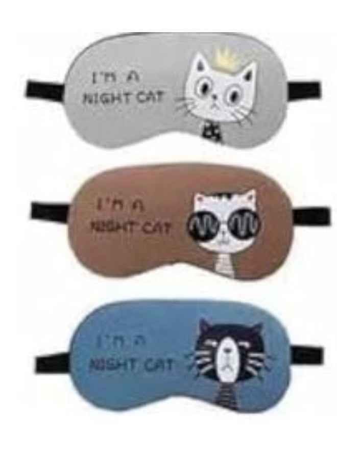 Soft and comfortable eye mask for deep sleep - 3 pieces