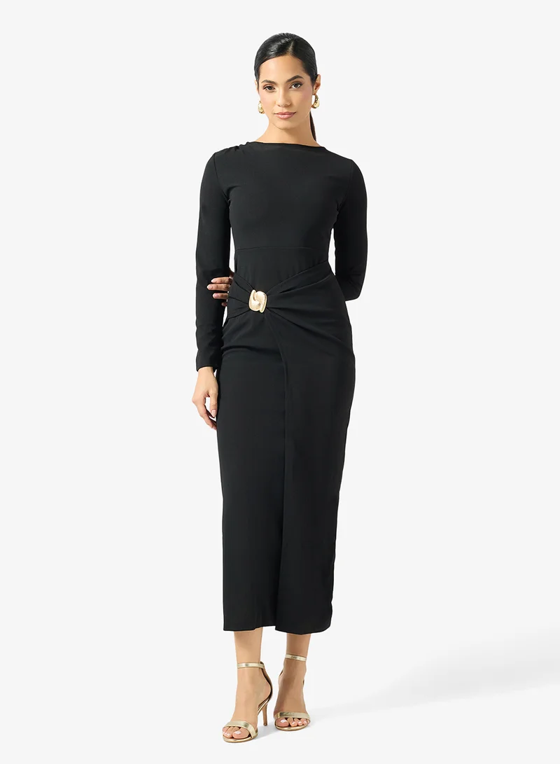Ella Bodycon Draped Dress