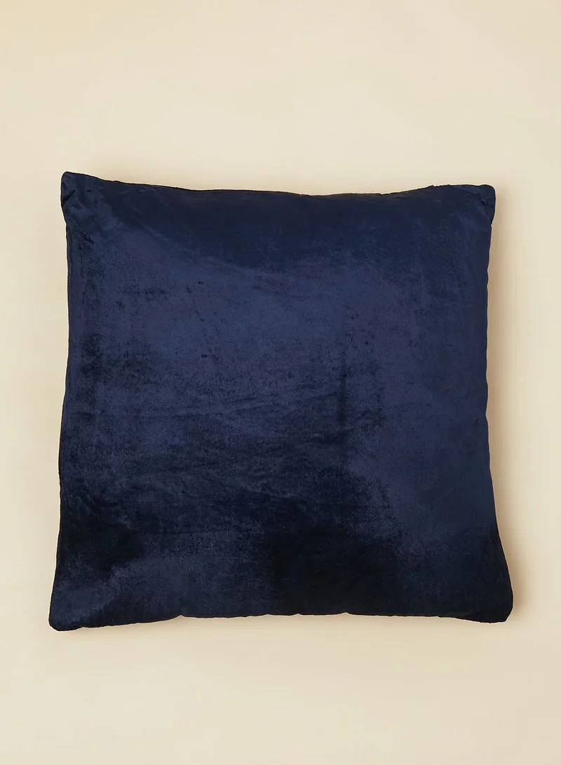 Noire Edit Velvet Quilted Cushion With Insert 16X16"