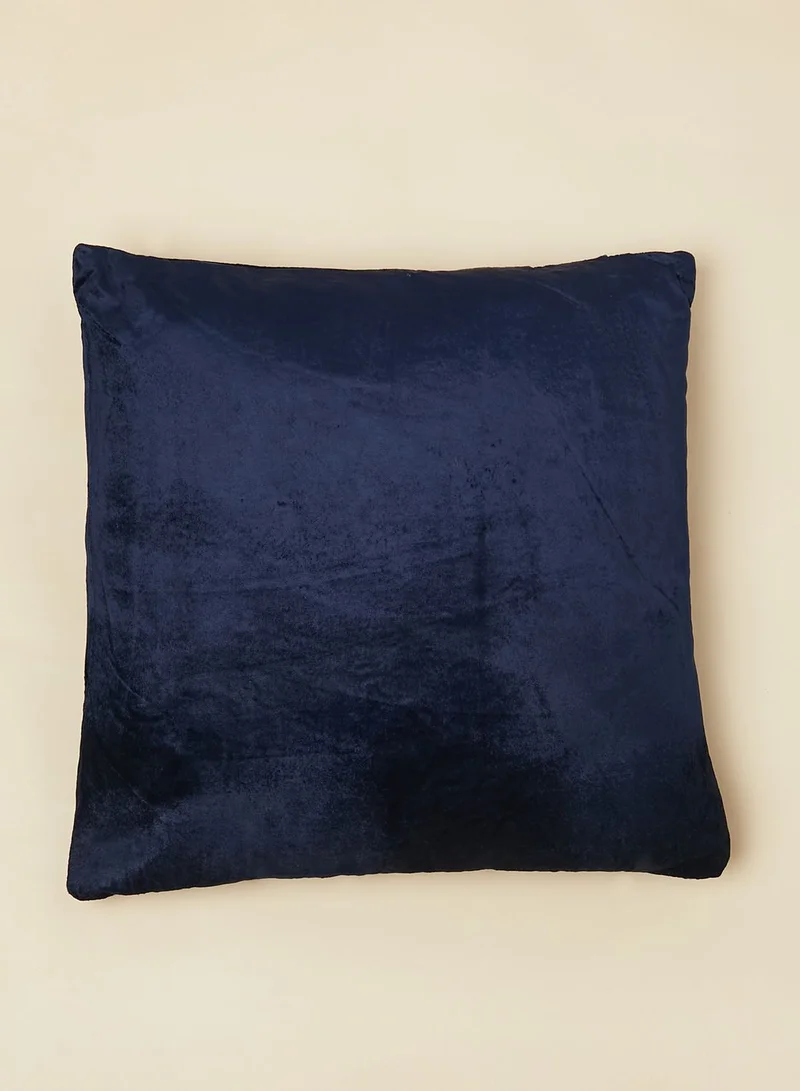 Noire Edit Velvet Quilted Cushion With Insert 16X16"