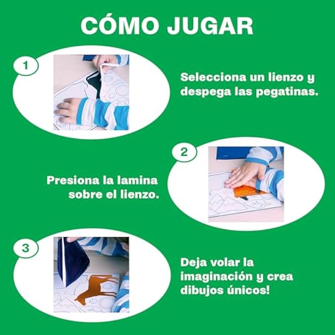 FOIL FUN ANIMAL WORLD CRAFT SET FOR CHILDREN WITH 1 PLAYER, EDUCATIONAL GAMES FOR CHILDREN FROM 4 YEARS, CHILDREN'S GAME FROM 100 SLIDES - Image 4