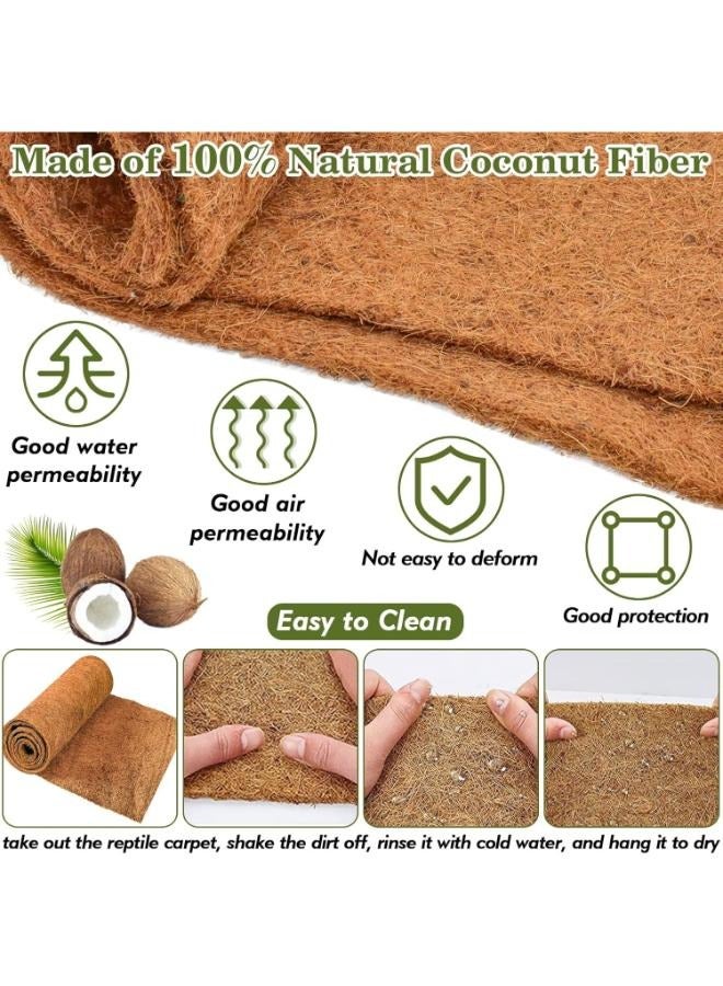 NomoyPet حصيرة الزواحف المصنوعة من ألياف جوز الهند الطبيعية - Image 3