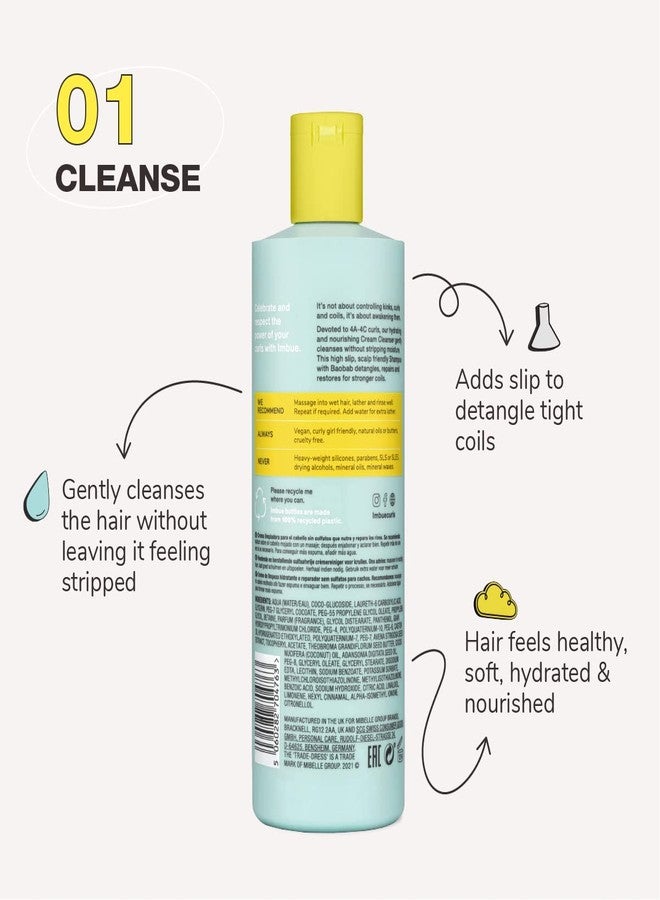 Imbue Coil Awakening Sulphate Free Cream Cleanser Shampoo - Curl Enhancing for 4A-4C Hair - Add Moisture and Hydrate - Curly Girl Method Daily Cleanser - Image 2