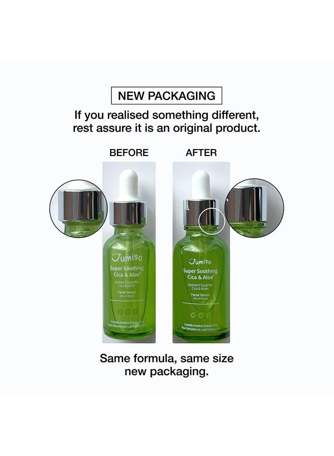 JUMISO Super Soothing Cica & Aloe Facial Serum, Moisturizing, Calming & Revitalizing, Korean Skincare, Vegan Cica Serum, Aloe Serum, 1.01 fl.oz  - Image 3