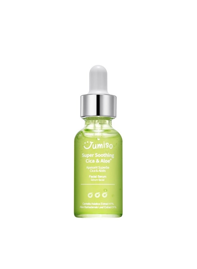 JUMISO Super Soothing Cica & Aloe Facial Serum, Moisturizing, Calming & Revitalizing, Korean Skincare, Vegan Cica Serum, Aloe Serum, 1.01 fl.oz  - Image 2