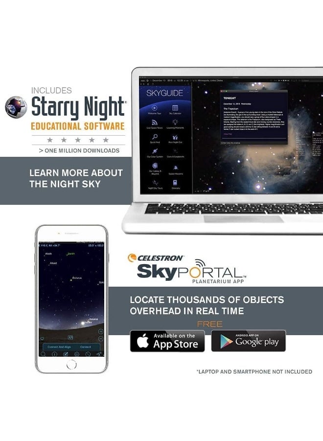 Celestron Travel Scope 70 Portable Telescope, Black - Image 5