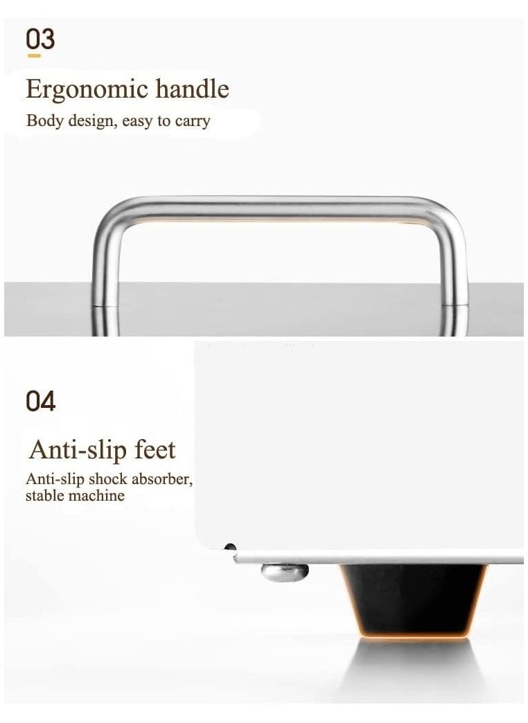 LETWOO - LETWOO Electric Oil Press Machine 700W Cold Hot Press Stainless Steel Seed Oil Maker - Image 1