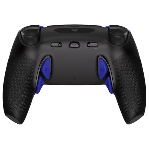 HEXGAMING PHANTOM Pro Gaming Controller with 4 Remappable Buttons, 6 Remapping Profiles, 8 Interchangeable Analog Stick, and Adjustable Triggers Compatible with ps5, PC, Mobile - Dream Blue - Image 3