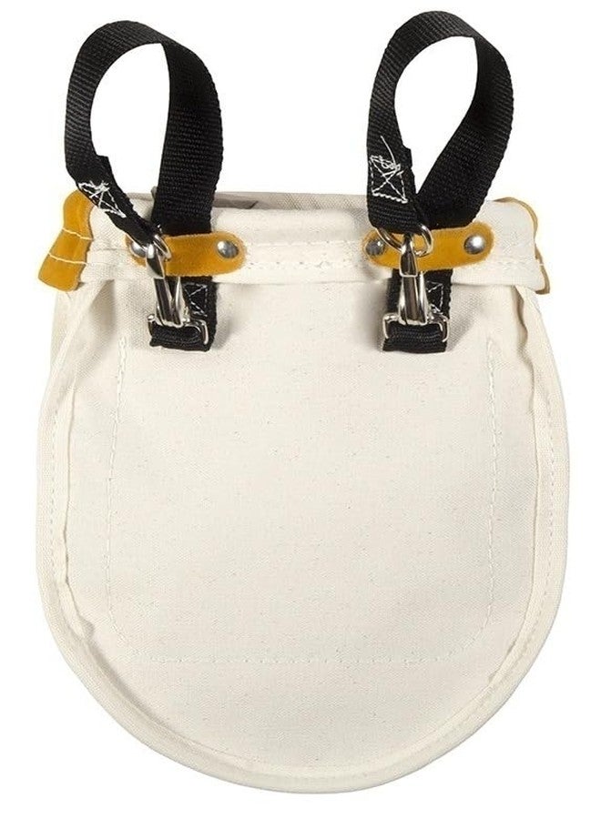 Klein Tools 5141P Heavy Tool Bag, No. 8 Canvas Utility Bag, Reinforced with Tough Tanned Leather, Loop Belt Connection - Image 2