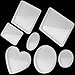 Tomorotec 7 Pack Large Silicone Resin Mold for Phone Album Desktop Decor Coasters Home Decoration Gift Tomorotec Epoxy Resin Molds DIY Casting Square Rectangle Ellipse Heart Coaster Molds - Image 3