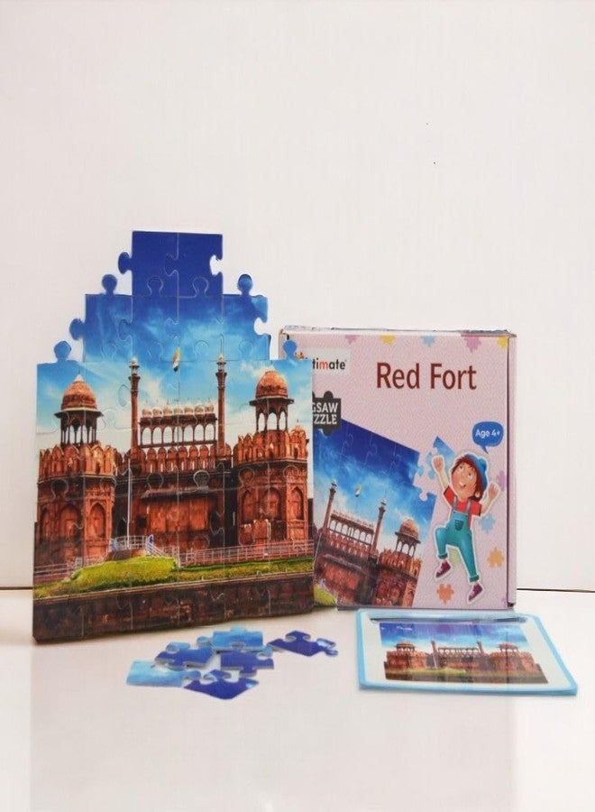 Mittimate Red Fort Jigsaw Puzzle Game for Kids Age 4 to 6 Old I 36 Pieces Puzzle Toy I Birthday Gift for Children - Image 3