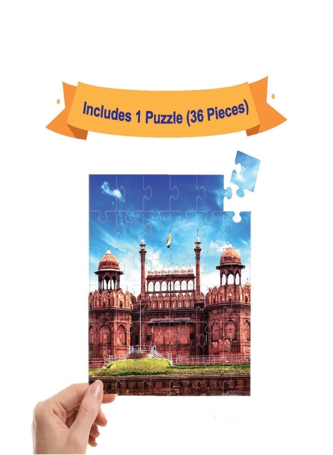 Mittimate Red Fort Jigsaw Puzzle Game for Kids Age 4 to 6 Old I 36 Pieces Puzzle Toy I Birthday Gift for Children - Image 4