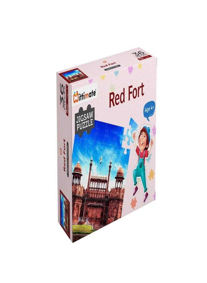 Mittimate Red Fort Jigsaw Puzzle Game for Kids Age 4 to 6 Old I 36 Pieces Puzzle Toy I Birthday Gift for Children - Image 2