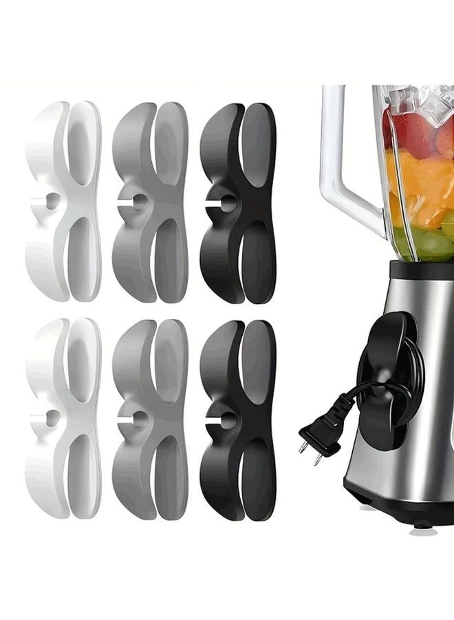 Black 3PCS Kitchen Wire Organization Set Cable Management Safety Clip For Appliances Air Fryer Coffee Maker - Image 2