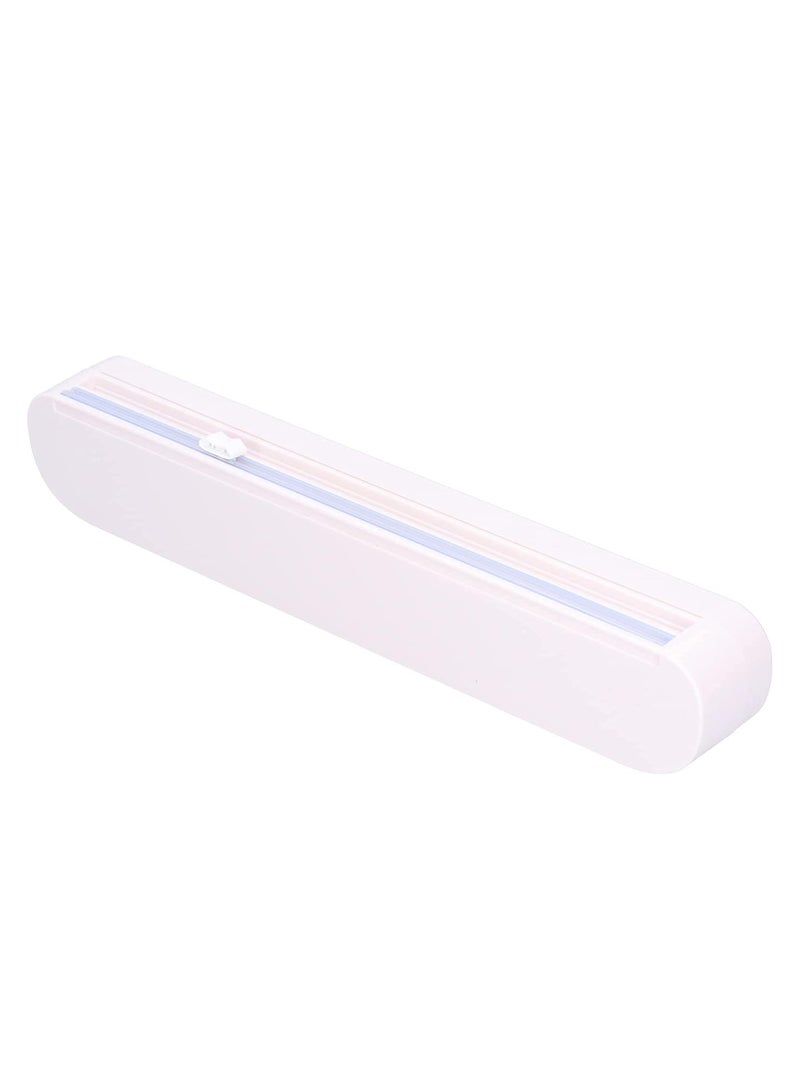 Reko Film Cutter Plastic Wrap Cutter Adjustable Storage Cutting Box Plastic Wrap Dispenser Kitchen Accessories  - Image 1