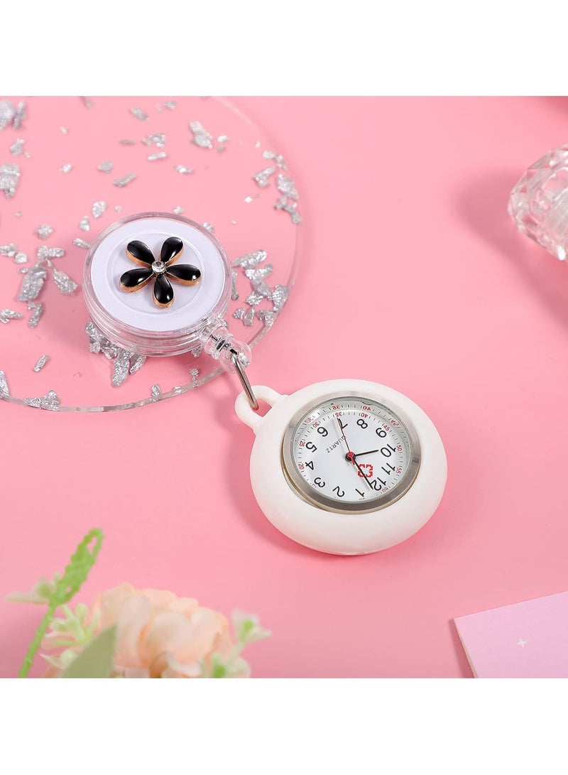 Oasisgalore Nurse Watch, Nurse Lapel Watch Clip On Watch Retractable Nurse Fob Watch Nursing Watch for Nurse Doctor  - Image 5