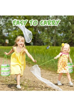 Y&D 4 Pcs Butterfly Habitat Cage Bulk, Insect Net Giant Collapsible Mesh Terrarium Pop-up Clear Caterpillars with Zipper Door(5.51 x 7.09 Inch)  - Image 5