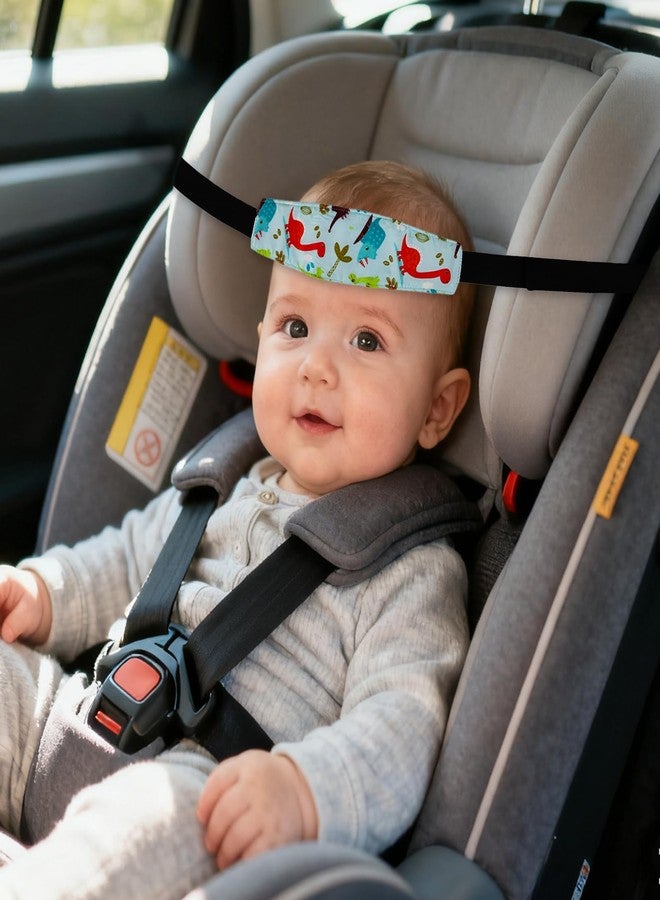 JFRHUDS 4Pack Baby Head Support for Car Seat, Adjustable Airplane Head Strap for Sleeping - Toddler Car Seat Head Support Pillow with Safety Rest Design for Infant and Child - Image 3