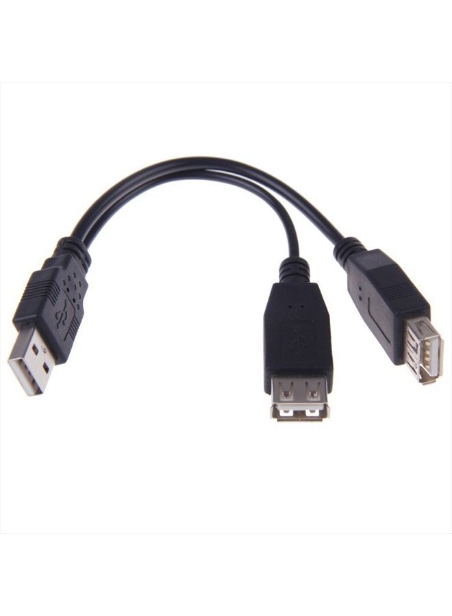 Chenyang كابل تمديد بيانات طاقة إضافية USB 2.0 نوع A 1 ذكر إلى 2 أنثى - Image 1