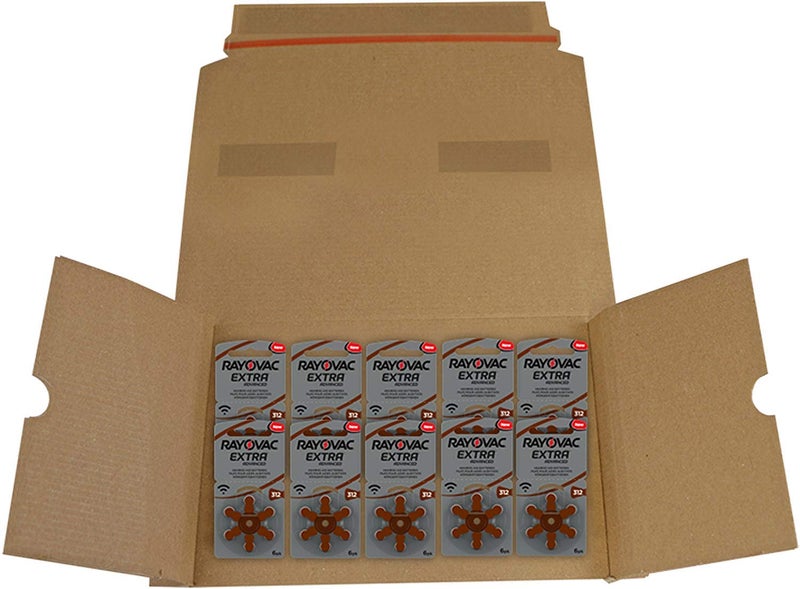 VARTA Rayovac Hearing Aid Battery, Size 312 (60 Batteries) - Image 3