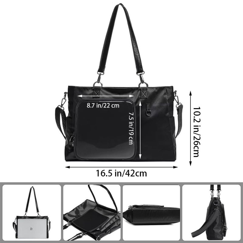 WELLRI Ita Bag with Insert Kpop Plushies Tote Bag Kawaii Anime Pin Display Crossbody Shoulder Messenger Bag - Image 4
