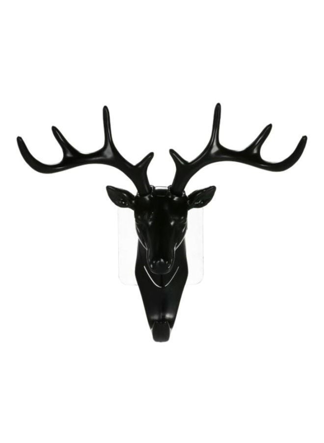 NIBEMINENT Wall-mounted Animal Shaped Hook Black 18.5x17cm  - Image 1