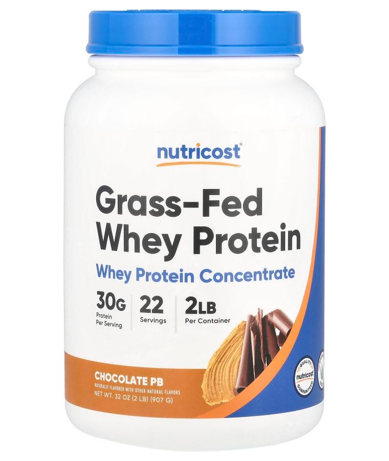 Grass-Fed Whey Protein Concentrate Chocolate PB 2 lbs (907 g)
