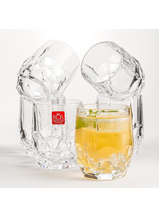 RCR 6 pc crystal tumblers set 350 ml Alkemist collection - Image 4
