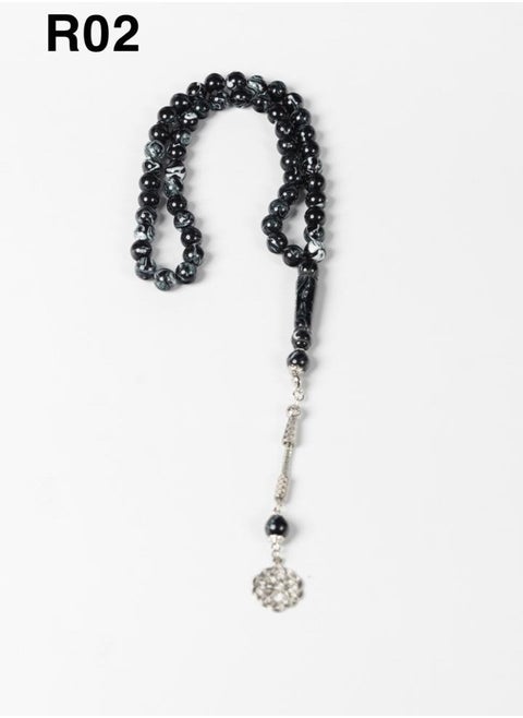 Men's rosary, size 10 ml, number of beads 51, model R02