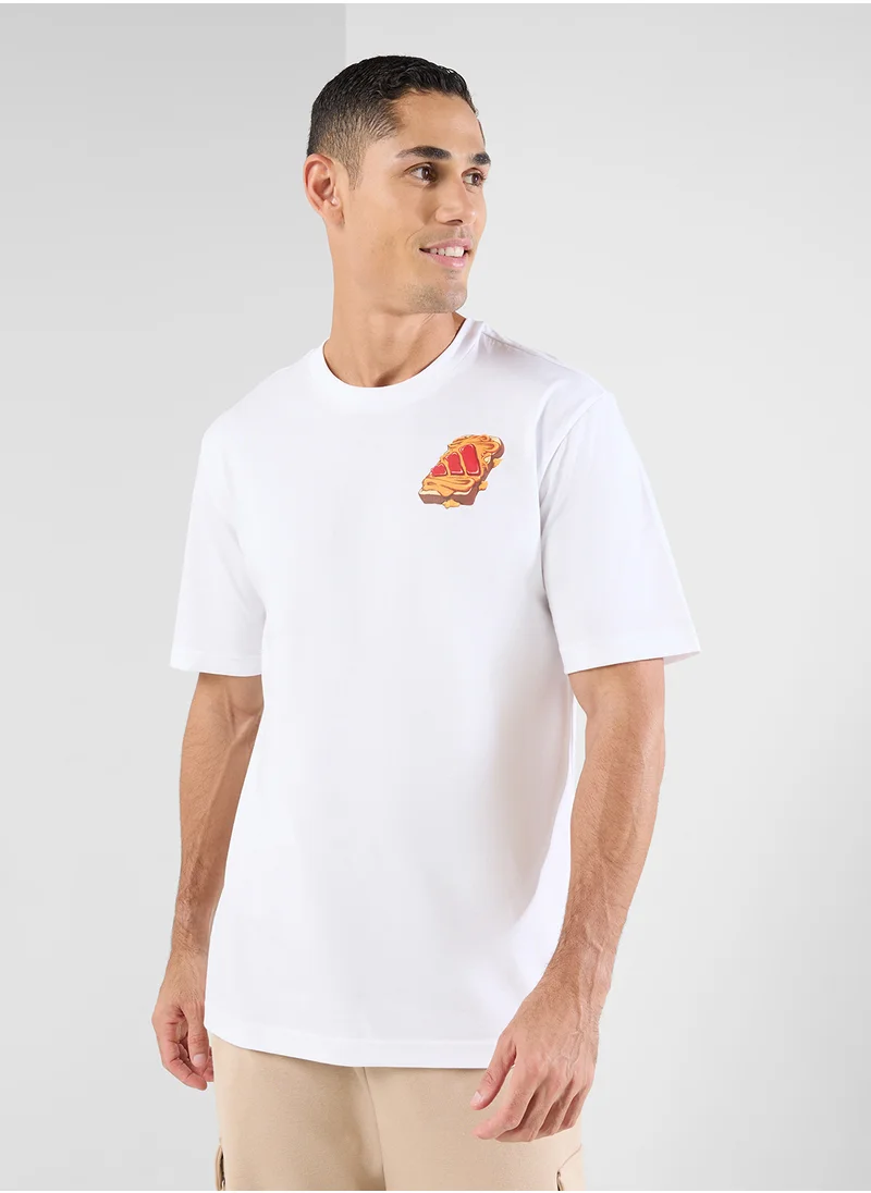 Adidas Food Peanut Butter & Jelly Graphic T-Shirt