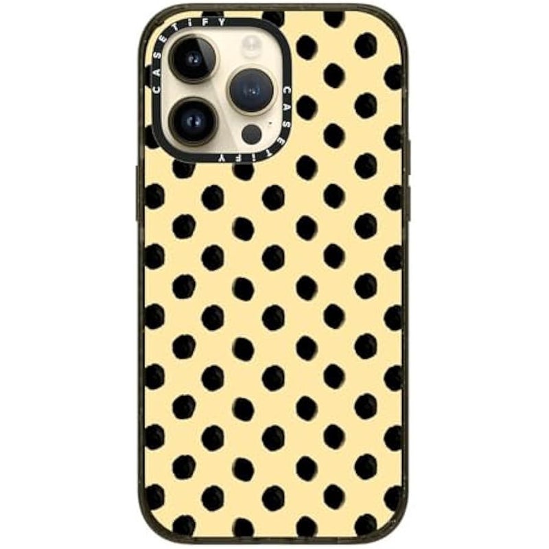 كاستيفي كاسيتي جراب امباكت ايفون 14 برو ماكس 【4X تم اختباره من الدرجة العسكرية ضد السقوط/ حماية من السقوط بطول 8.2 قدم/ متوافق مع ماج سيف】 - باتركريم بليس - اسود شفاف - Image 3