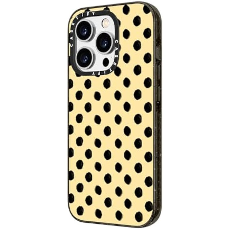 كاستيفي كاسيتي جراب امباكت ايفون 14 برو ماكس 【4X تم اختباره من الدرجة العسكرية ضد السقوط/ حماية من السقوط بطول 8.2 قدم/ متوافق مع ماج سيف】 - باتركريم بليس - اسود شفاف - Image 5