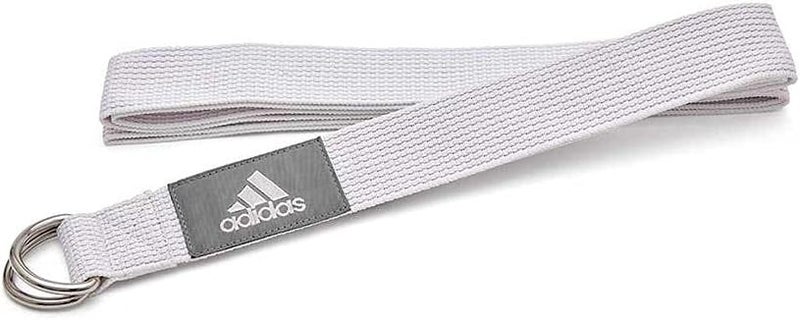 Adidas حزام يوغا أديداس - أبيض طباشيري، مقاس واحد - Image 1