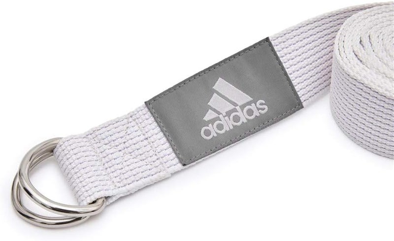 Adidas حزام يوغا أديداس - أبيض طباشيري، مقاس واحد - Image 3