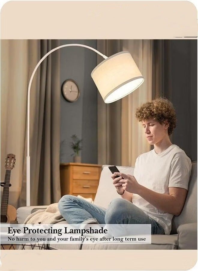 HOMESTAR Floor Lamp with Magnetic Remote Control for Living Room, 12W LED Bulb Included, Adjustable Modern Tall Standing Bedroom  - Image 5