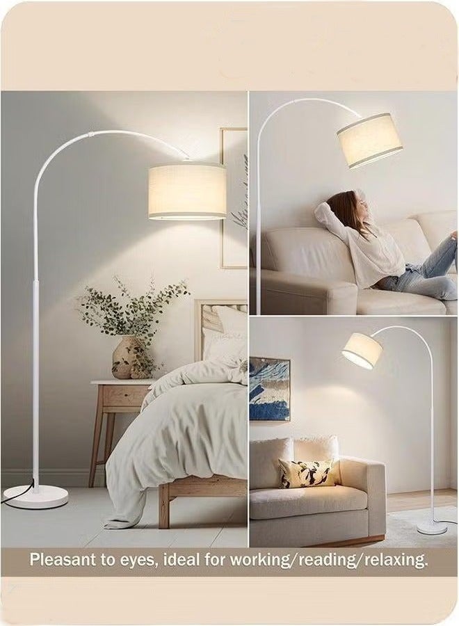 HOMESTAR Floor Lamp with Magnetic Remote Control for Living Room, 12W LED Bulb Included, Adjustable Modern Tall Standing Bedroom  - Image 1