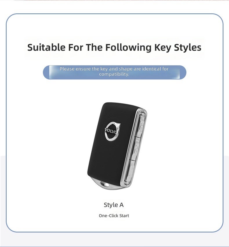 Volvo Luxury Aluminum Key Case for Volvo - Compatible with XC60/XC40/S60/S90/XC90/V60/V90 - Image 2