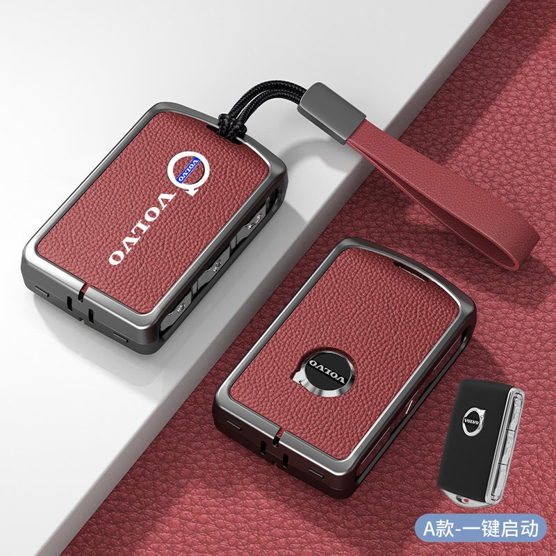 Volvo Luxury Aluminum Key Case for Volvo - Compatible with XC60/XC40/S60/S90/XC90/V60/V90 - Image 1