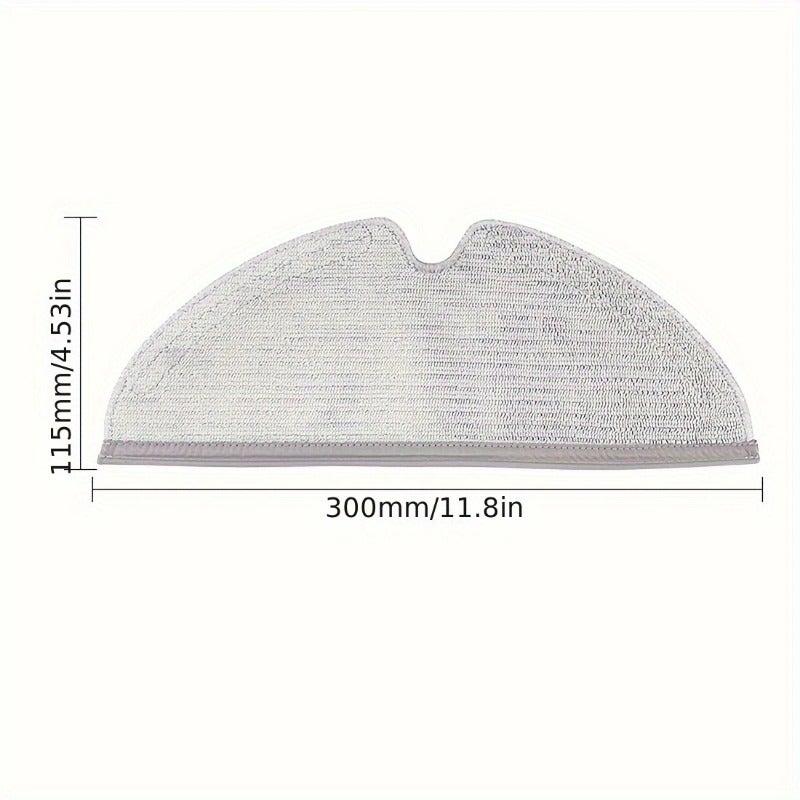 6 عبوات متوافقة مع سلسلة Roborock E و Q5/Q7/Q8/S5/S6 - أقمشة تنظيف قابلة لإعادة الاستخدام من الألياف الدقيقة - Image 3