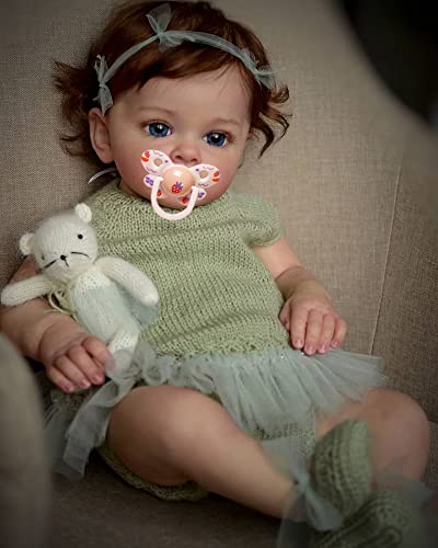 KOKOMANDY Reborn Baby Dolls Boy Girl 24 Inch 60cm Realistic Silicone Reborn Toddler Doll Real Size Soft Body Weighted Baby Doll Closed Mouth Newborn Toddler Toy Gifts - Image 1