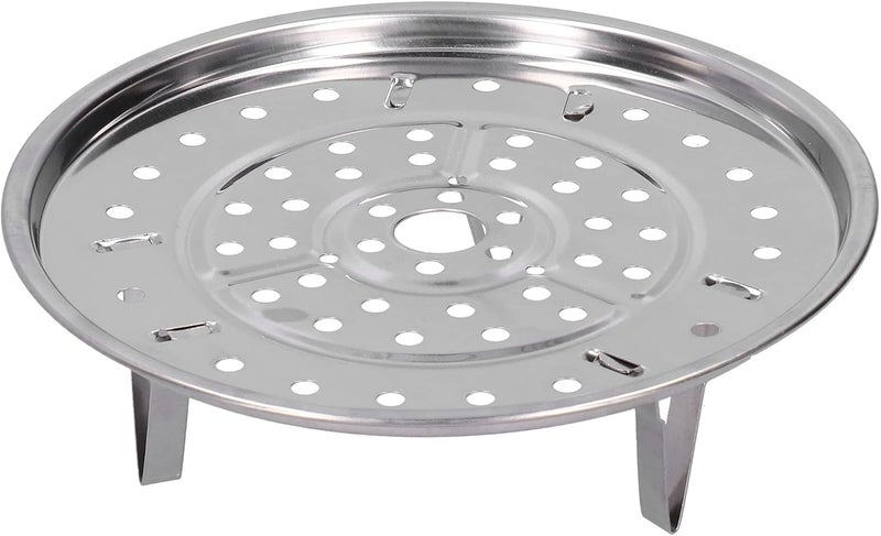 Steamer Rack, Stainless Steel Tripod Design Non Stick Pot Rack Steaming Basket for Steamer Cookware Instant Pressure Cooker (100533 large size 23.5CM) - Image 1