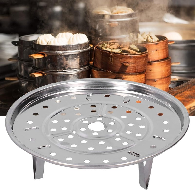 Steamer Rack, Stainless Steel Tripod Design Non Stick Pot Rack Steaming Basket for Steamer Cookware Instant Pressure Cooker (100533 large size 23.5CM) - Image 5