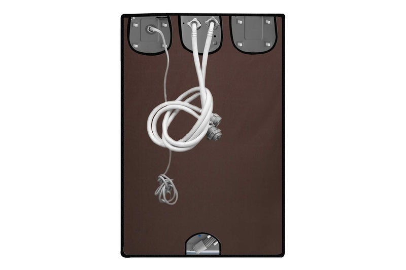 Wings Star Washing Machine Cover for LG 9 Kg Fully-Automatic Front Load FHV1409ZWB - Waterproof & Dustproof Cover Coffee - Image 4