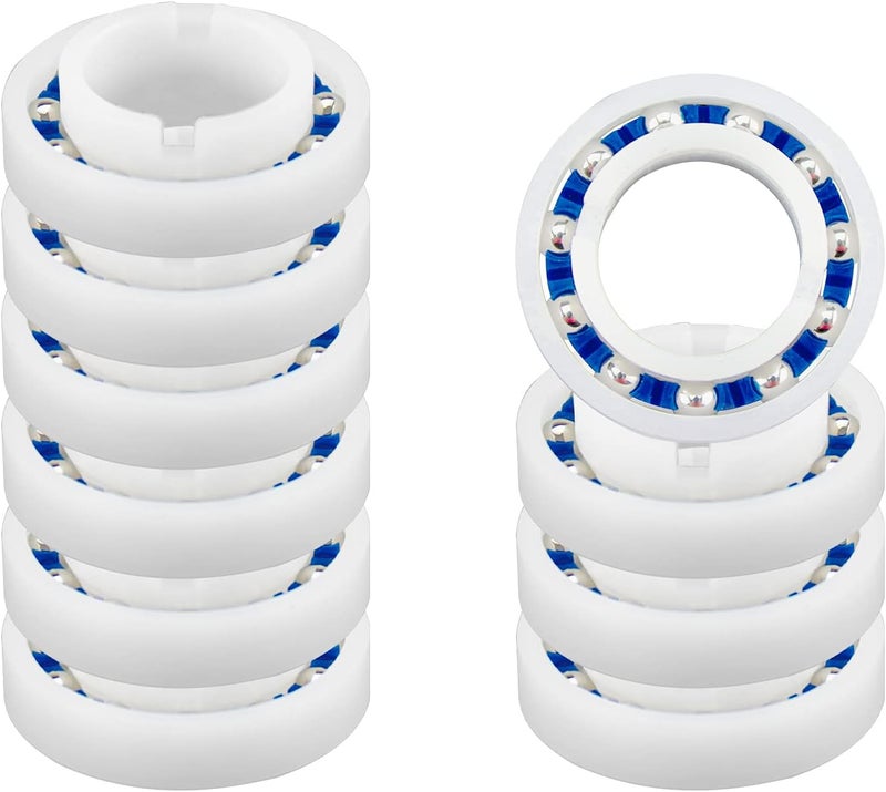 Funmit C60 C-60 Ball Bearing Replacement for Pool Cleaner Wheels, Perfectly Compatible with Polaris Pressure Pool Cleaners 180 and 280, Smooth Rotation and Sturdy Materials, 10 Pack - Image 1