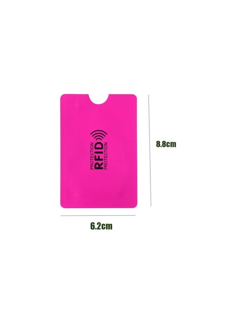 GGOOT 10pc Anti Blocking Reader Lock Card Holder Id Bank Card Case Protection Aluminium Metal Anti-theft Credit Card Holder  - Image 3