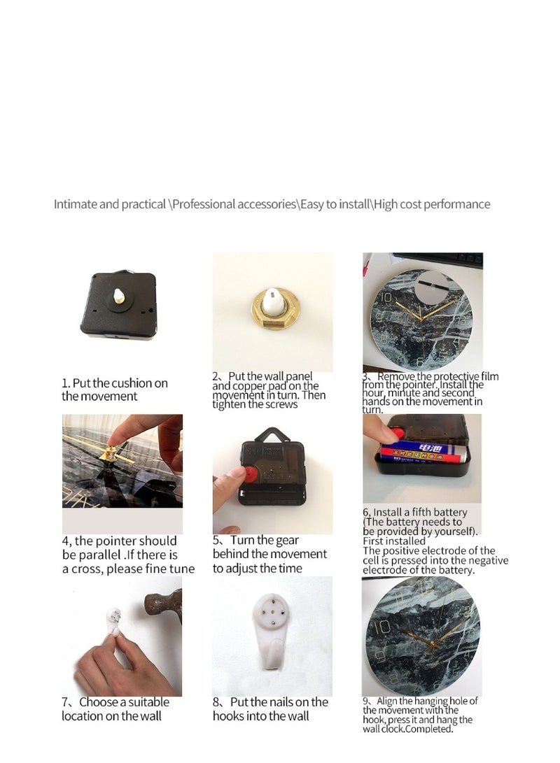 Y&D Acrylic Surah Al Ikhlas Wall Clock Islamic Calligraphy Gifts Eid Gift Ramadan Decor Luxury For Home - Image 4