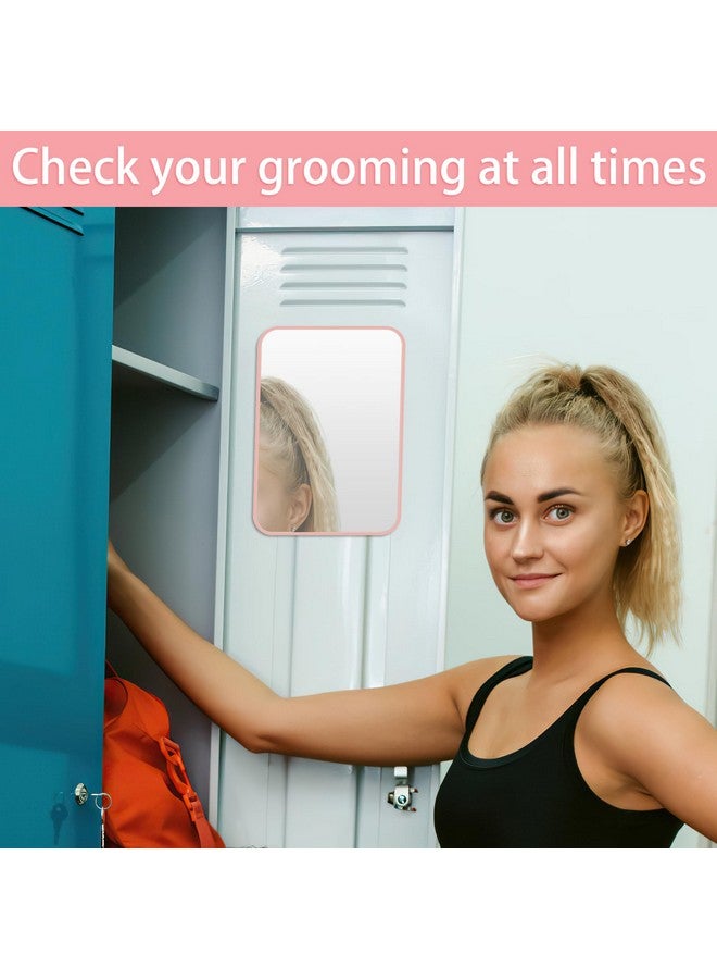 هاوتوكو مجموعة إكسسوارات الخزانة، مستلزمات العودة إلى المدرسة، 10 قطع من لوازم تنظيم الخزانة للأعمال المدرسية، تتضمن سبورة بيضاء ومرآة وحامل أقلام تحديد مغناطيسية قابلة للمسح الجاف والمزيد، باللون الوردي - Image 5